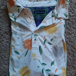 Floral Print Polo Shirt